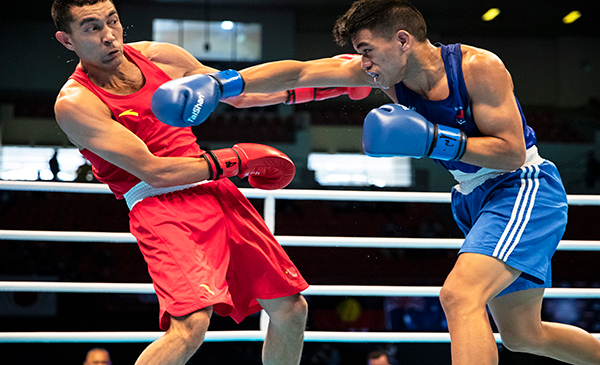 Boxeo entrenamiento en  gimnasio beltza